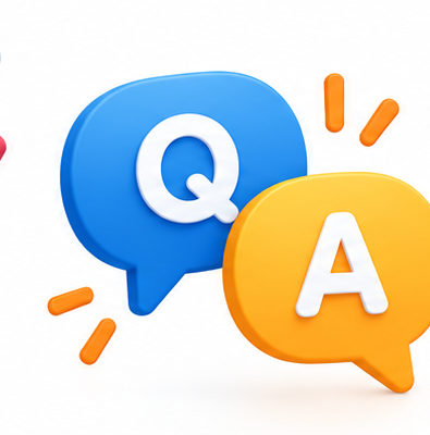 Question and answer illustration